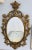 Hollywood Regency Single Giltwood Italian Floral Motif Mirror, Wall / Console / Pier, Italy, 1960s For Sale - Image 3 of 13