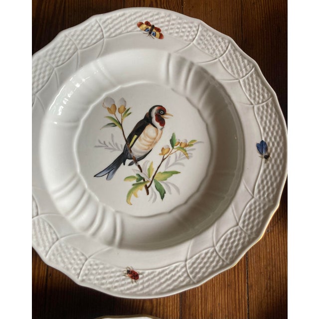 Chelsea House Inc 1990s Chelsea House Decorative Porcelain Plates Inspired by the Iconic Herend Rothschild Bird Pattern - Set of Six For Sale - Image 4 of 11