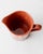 Mid-Century Striped Rust Orange Ceramic Teapot with Lid and Creamer, 1970s For Sale - Image 9 of 12