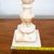 Alabaster Mid Century Modern Table Lamp Set Pair Italian Alabaster Marble White Working For Sale - Image 8 of 10
