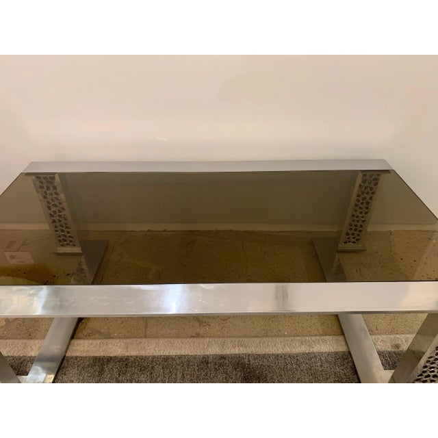 Metal 1970s Willy Luyckx Aluclair Belgian 1970s Sculptural Table For Sale - Image 7 of 13