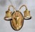 Double armed wall lamps made of brass. High-quality craftsmanship. This piece is designed in the style of the selected...