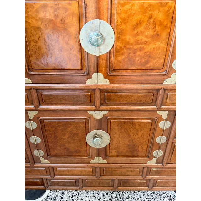Antique Double Medallion Bandaji Cabinet For Sale In Washington DC - Image 6 of 12