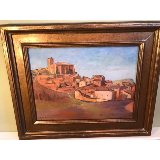 American Signed Painting of the Aragon Region in Spain C.1931 For Sale - Image 3 of 13