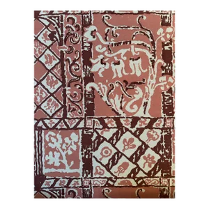 Michael Smith Jasper Linen/ Cotton Blend Fabric Moorea - Coral 3 Yards