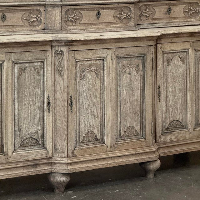 Early 19th Century Belgian Liégeois Régence Carved Oak Bookcase ~ Bibliotheque For Sale - Image 9 of 18