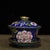 Vintage Chinese Cloisonné Enamel Lidded Tea Bowl Gaiwan With Peony Motif For Sale - Image 4 of 9
