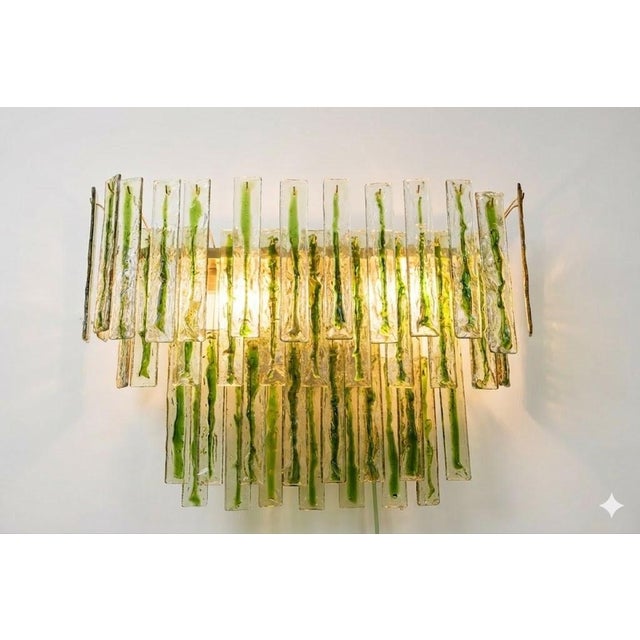 Murano Glass Wall Lamp from AV Mazzega, 1970s For Sale - Image 3 of 4