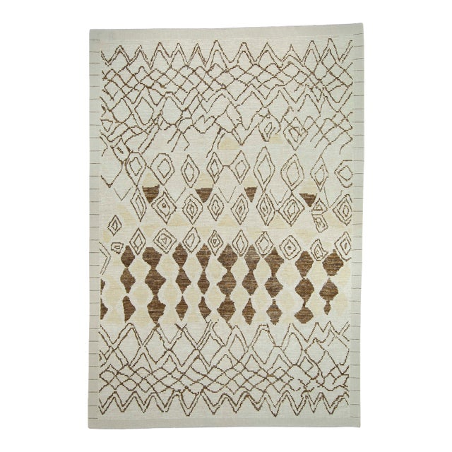 Turkish Tulu Handmade Rug 8'9" x 12'9" #18628 For Sale