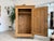 Restored antique farmhouse cupboard, natural wood, from the Biedermeier period. Dimensions: Height x Width x Depth 179 x...