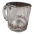 Vintage Glass Mug With Holly Design For Sale