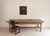 Large vintage table from the first third of the 20th century. Crafted from solid oak and pine. An exceptionally large,...
