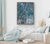 This colorful abstract painting can be hung in any direction and will suit a wide variety of decor