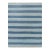 Rug & Kilim's Contemporary Dhurrie Rug in Blue Stripes - 12x15 For Sale