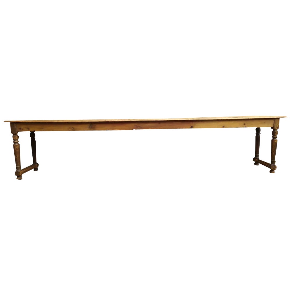 Fir Tree Drapery Table | Chairish