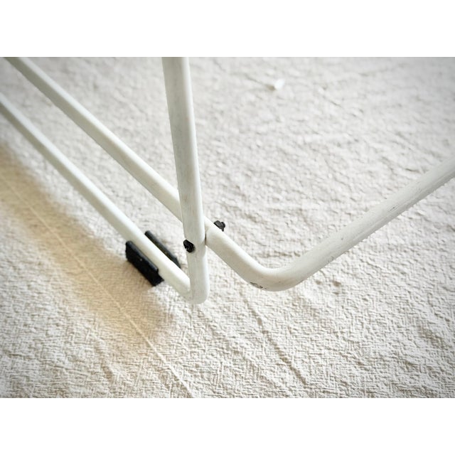 Mid 20th Century Scandinavian Minimalist Mid-Century Modern Tubular Steel & Glass Coffee Table in Style of Max Sauze For Sale - Image 5 of 10