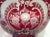 Egermann Czech Bohemian Flashcut Cranberry Red Glass Bowl For Sale In Columbus - Image 6 of 10