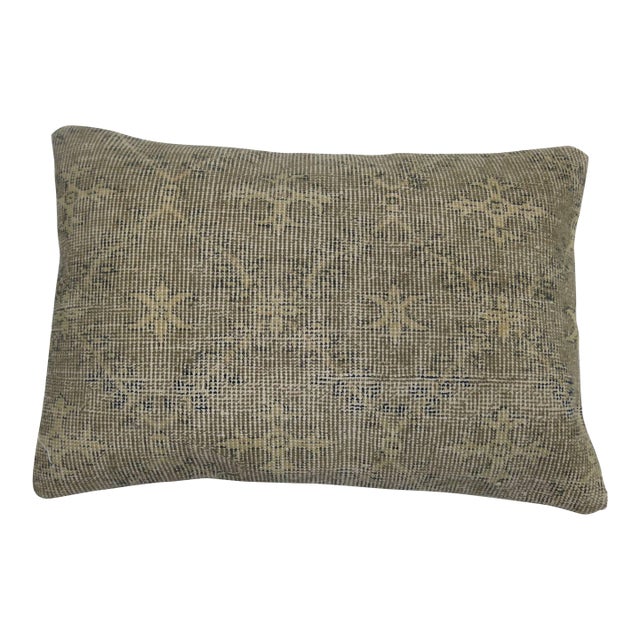 Shabby Chic Turkish Rug Pillow For Sale