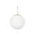 Scandinavian Glob Ceiling Lamp in Chrome Finish and Opal Glass from Konsthantverk For Sale - Image 3 of 5