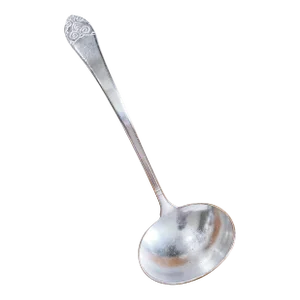 Large 1930s Silver Plated Ladle From the Waldorf Astoria