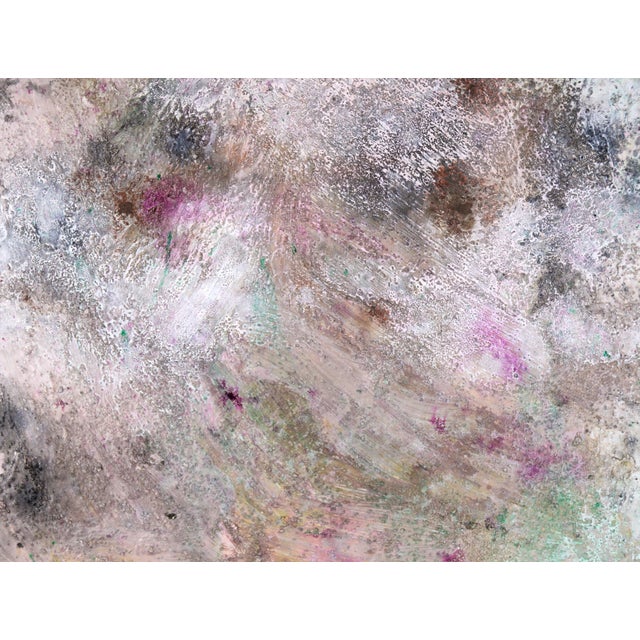 "China Grade" Textured Expressionist Composition in Acrylic on Canvas by Charles David Francis For Sale In Monterey, CA - Image 6 of 9