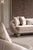 Wood Elysium Neutral 3-Piece Sofa Set by Casa Milano - Curved Modern Luxury With Gold Details For Sale - Image 7 of 16