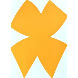 1958 Ellsworth Kelly Original Lithograph Dm04110 Derriere Le Miroir For Sale