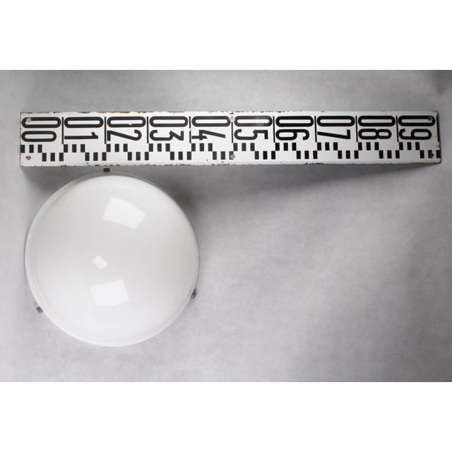 Metal White Acrylic Ceiling Or Wall Lamp from Raak, 1970s For Sale - Image 7 of 14