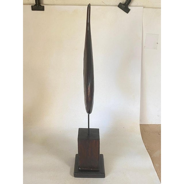 Large Modern Abstract Wood Sculpture For Sale - Image 10 of 17