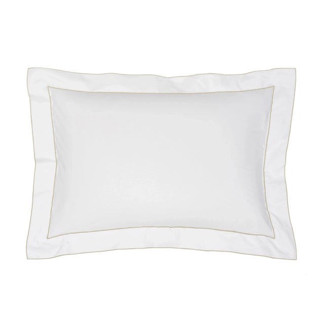 A collection brimming with sophistication, our exquisitely crafted Salerno Percale pillowcases are embroidered with a...