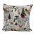 Jolly Snowman With His Animal Friends in a Winter Wonderland Christmas Themed 20” Pillow - Made in U K For Sale