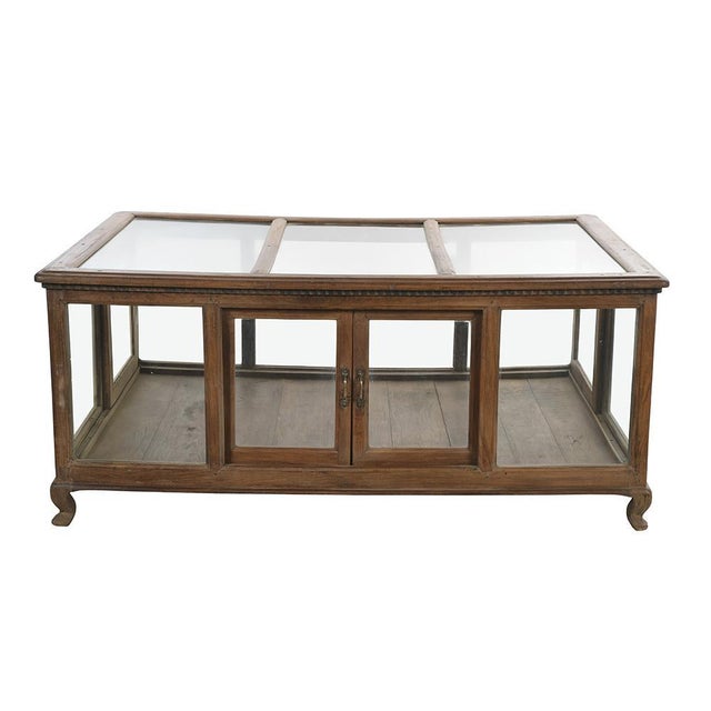 Vintage Teak Display Case For Sale - Image 6 of 6