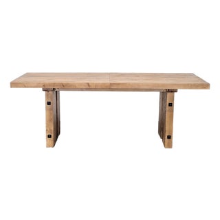Pottery Barn Rustic Extendable Dining Table For Sale