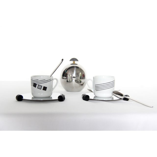 Vintage Italian Coffee Set by Morinox, 1980s, Set of 3 For Sale - Image 11 of 11