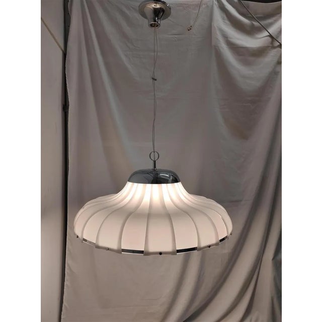 Glass Pendant Lamp by Harvey Guzzini for Mablo, 1970s For Sale - Image 7 of 8