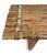 Wood Rustic Wood Iron Strap Coffee Table / Bench For Sale - Image 7 of 9