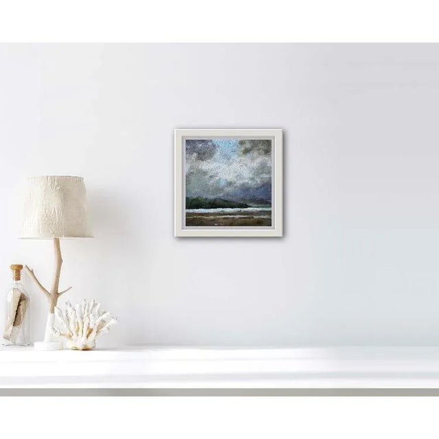 Contemporary Stormy Sky Over Dillon Beach Seascape Oil Painting For Sale - Image 3 of 6