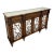 John Richard Eglomise Sideboard With Botanical Brass Overlay For Sale