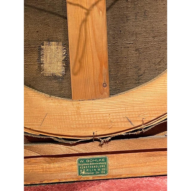 French Artist, Portrait of Noblewoman, 18th Century, Oil on Canvas, Framed For Sale - Image 14 of 15