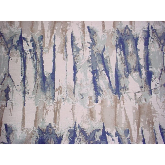 45/8y Zoffany Harlequin 131369 Takara Indigo Denim Drapery Upholstery