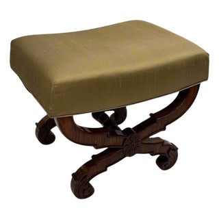 Early 19th Century Fine single Neoclassical Stool For Sale