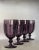 Dusty Purple “Gibraltar” Goblets - Set of Four For Sale - Image 10 of 11