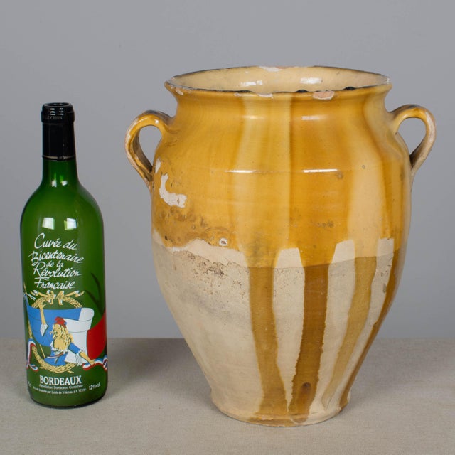 French Terracotta Vase or Pot À Confit 12"h For Sale - Image 9 of 11