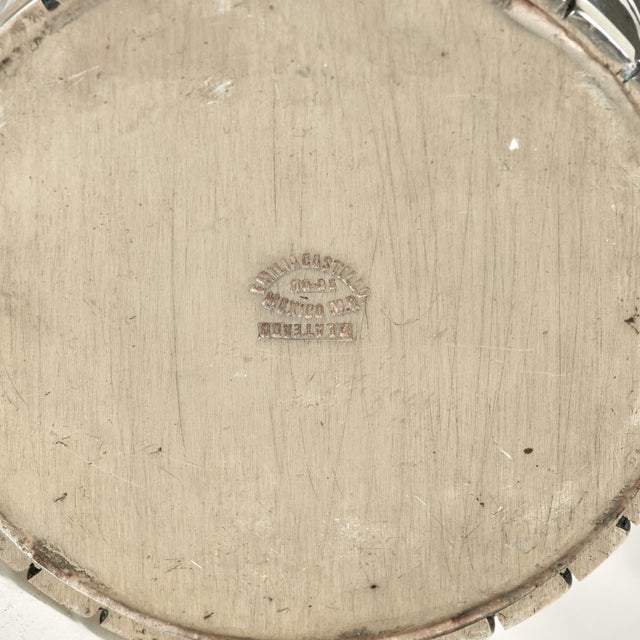 Vintage Silver Plate Vessel With Humming Bird by Emilia Castillo For Sale - Image 12 of 12