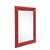 Karl Springer Mid-Century Molding Mirror in Red & Black Python Leather by Karl Springer For Sale - Image 4 of 16