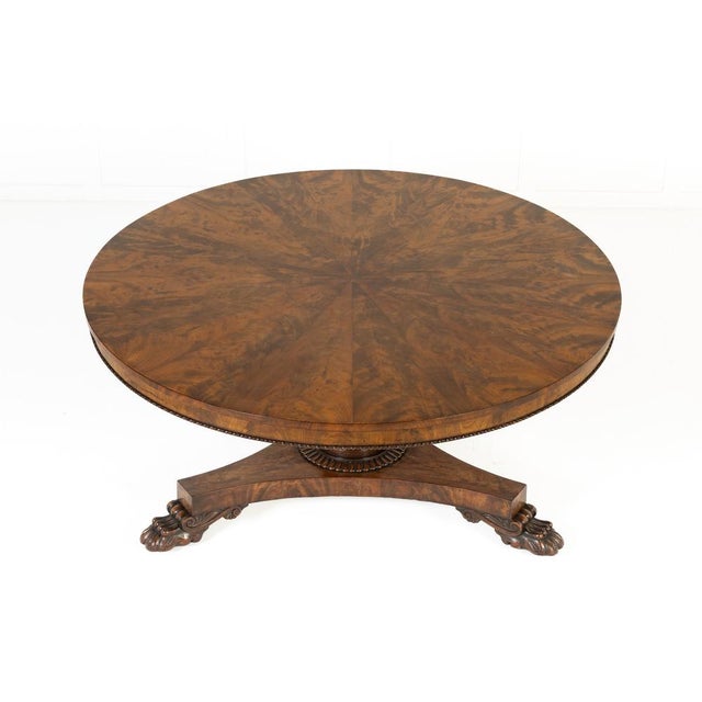 Large 19th Century English Regency Mahogany Centre Table For Sale - Image 12 of 12