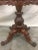 Victorian English Antique Mahogany Expandable Fireplace Screen on Pedestal For Sale - Image 3 of 11