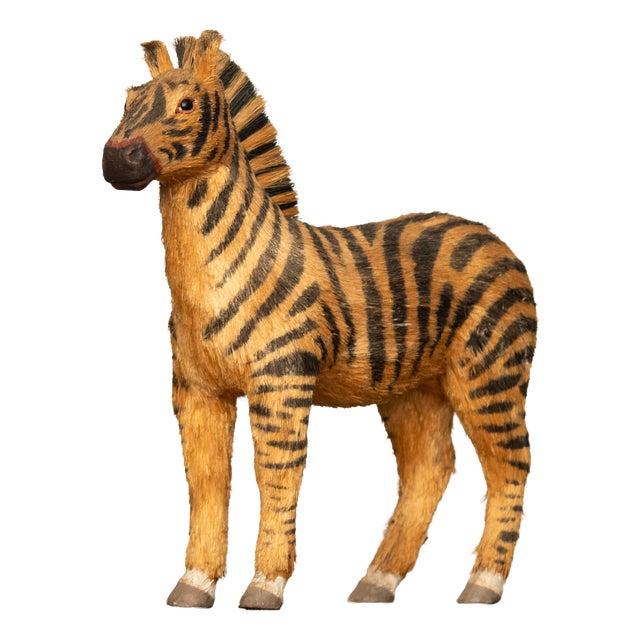 Zebra Sculpture in Synthetic Material, 1970s For Sale