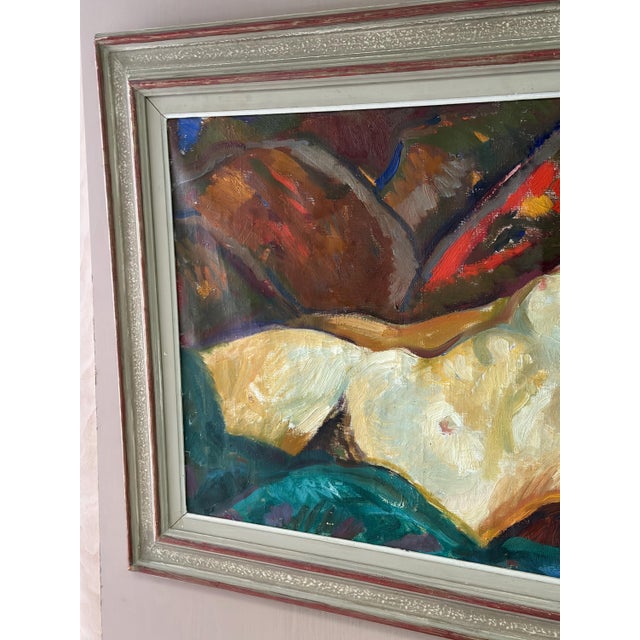 Bengt Ellis, Nude Model, 1960s, Oil on Canvas, Framed For Sale - Image 16 of 17