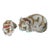 Japanese Meiji Kutani Porcelain Cat & Kitten Figures - A Pair For Sale